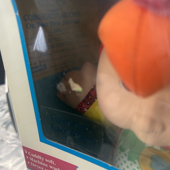 Hasbro Cabbage Patch Kids Talkin' Farm Babies Doll - Red and Green - Picture 2 of 2